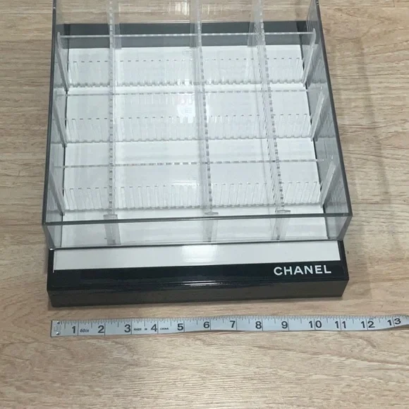 CHANEL Clear and Black Makeup Organizer Store Display from 2017 - Picture 11 of 12